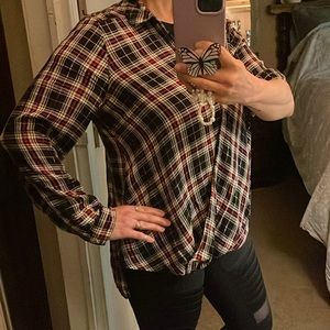 Dressy/casual flannel shirt.